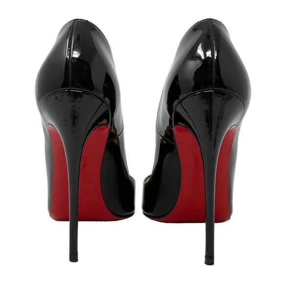 Christian Louboutin So Kate 120 Black Patent Leather Pumps – Size 37 - Picture 5 of 10